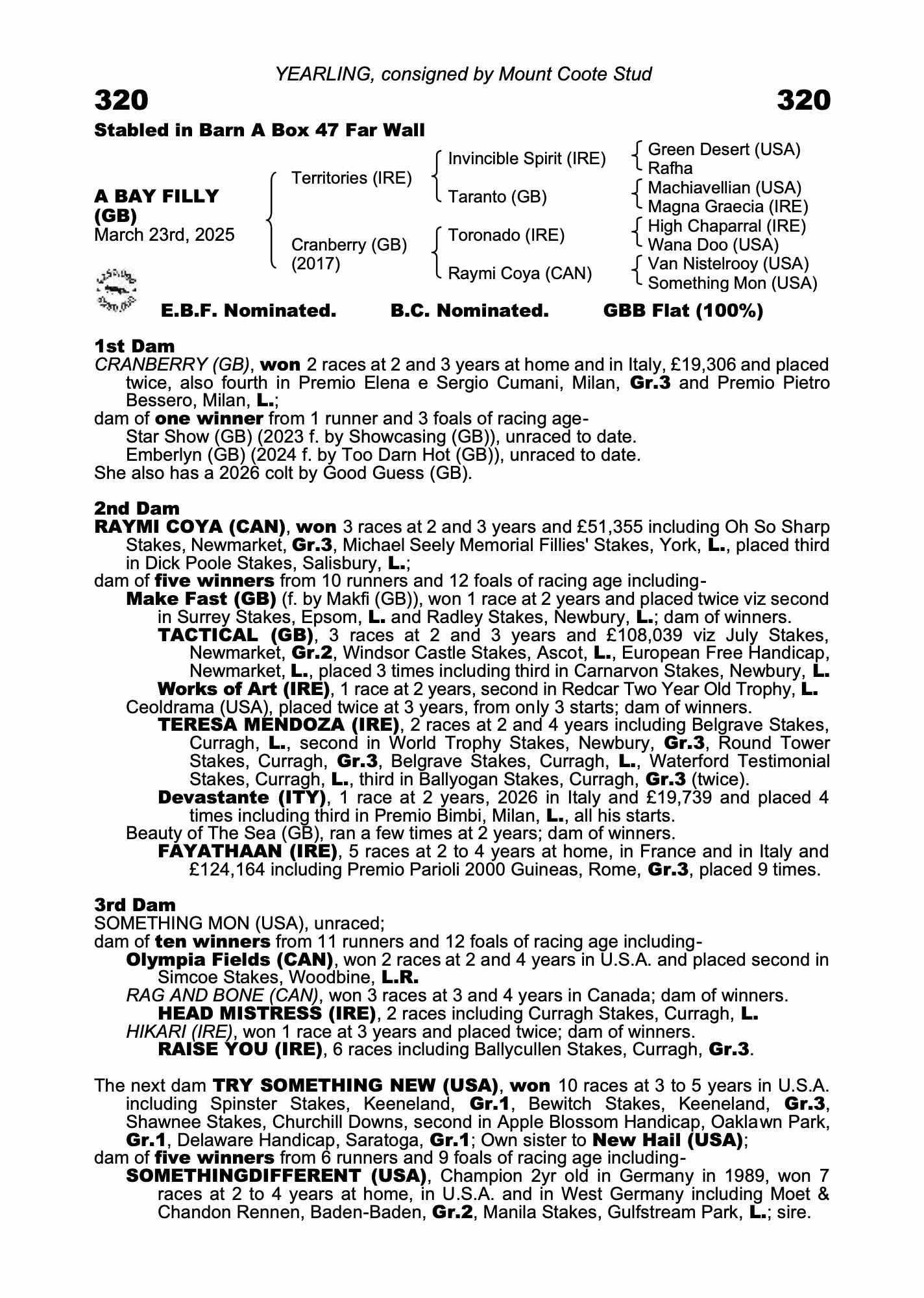 Katalogside for lot 320